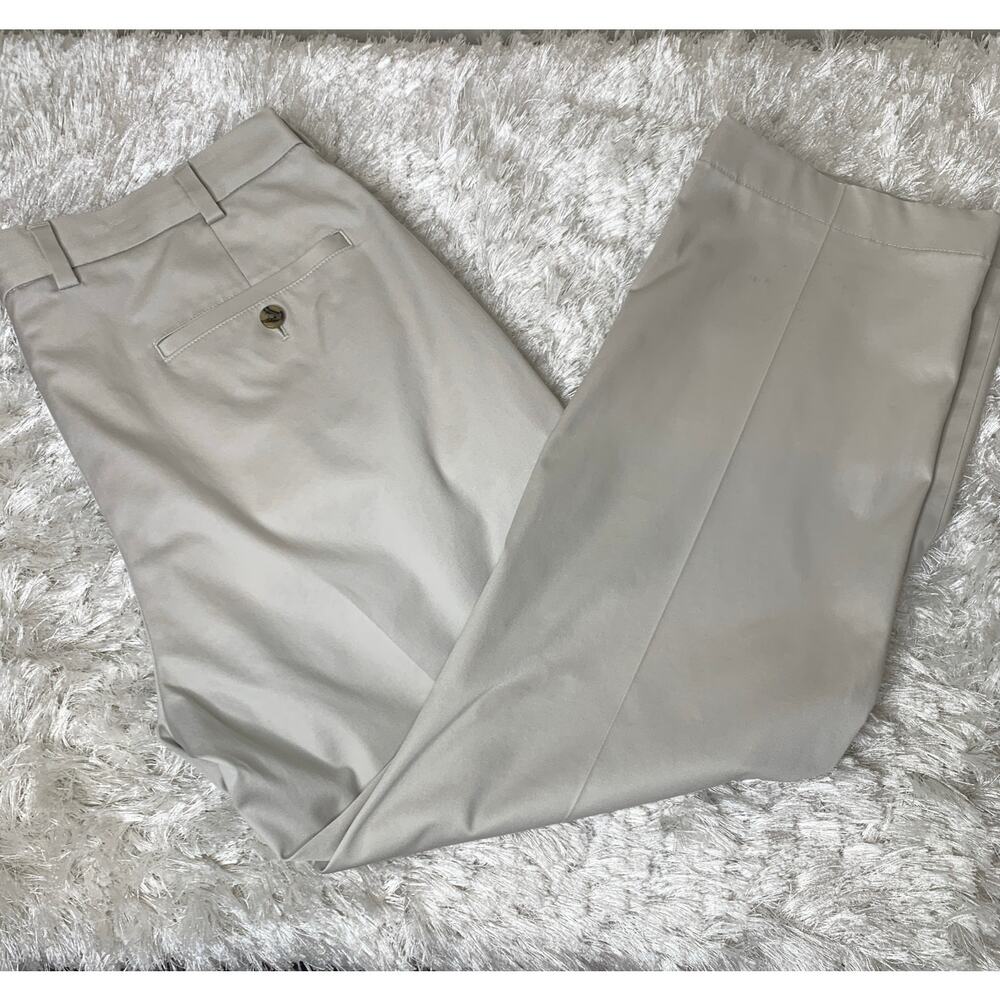 Brooks Brothers Lightweight Advantage Chino Clark Sz 35 x 27 Sand